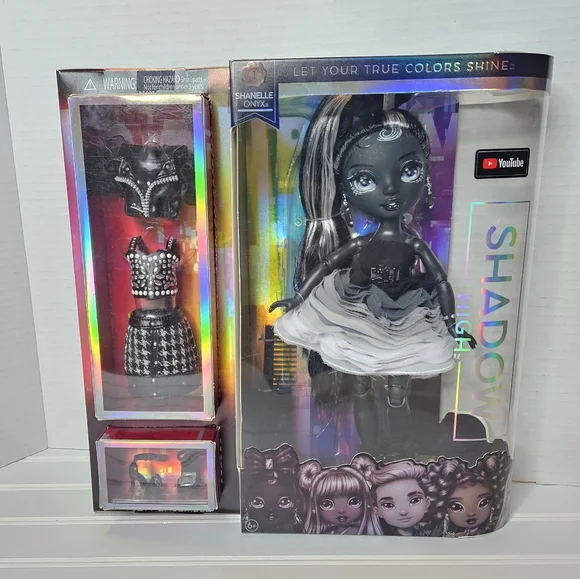 New Shadow High Shanelle Onyx Rainbow High Fashion Doll - Picture 6 of 9